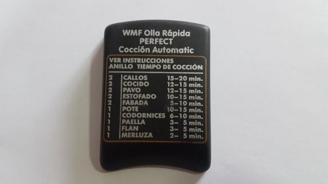 PLACA TIEMPO DE COCCIÓN PEQU. WMF PERFECT ORGINAL