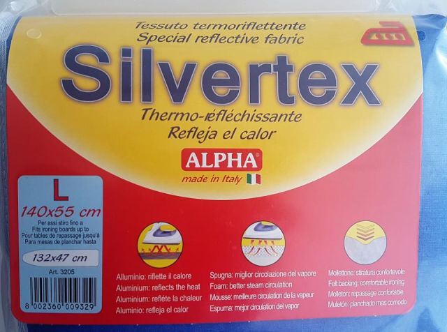 FUNDA TABLA PLANCHAR SILVERTEX  140X55