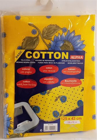 FUNDA MESA PLANCHAR COTTON  125 X 43